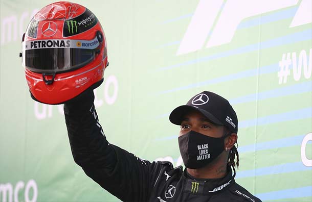 Lewis Hamilton alcanza el récord de ganadas de Michael Schumacher